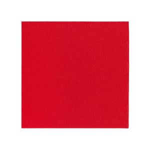 Tovaglioli microincollati fondo pieno rosso- Printcentral - - -