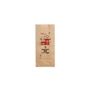 Sacchetti in carta avana Natale- Printcentral - - -