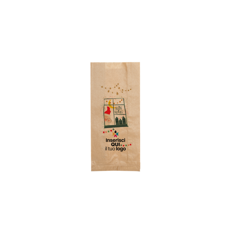 Sacchetti in carta avana Natale- Printcentral - - -