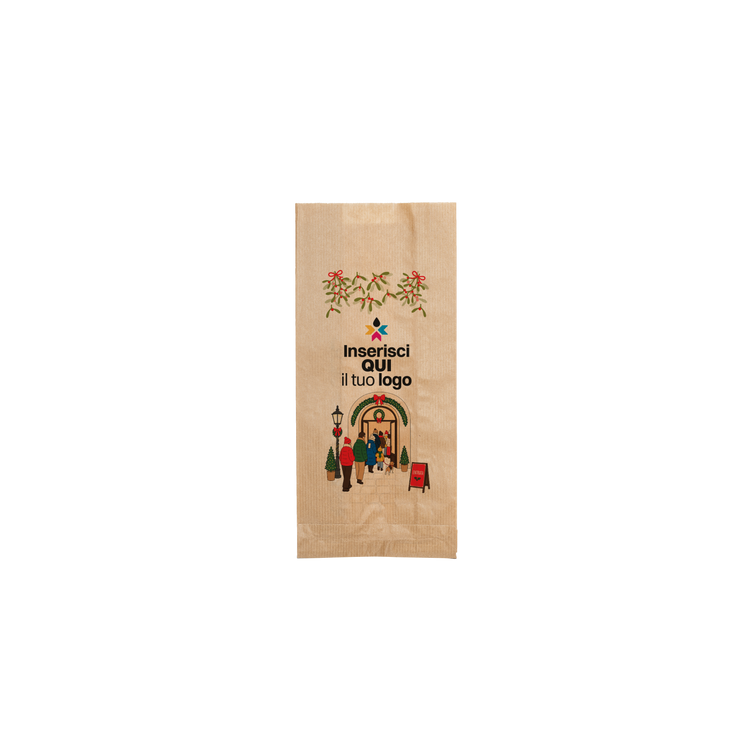 Sacchetti in carta avana Natale- Printcentral - - -