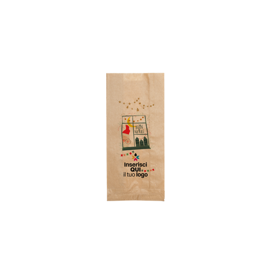 Sacchetti in carta avana Natale- Printcentral - - -