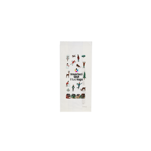 Sacchetti in carta bianco Natale- Printcentral - - -