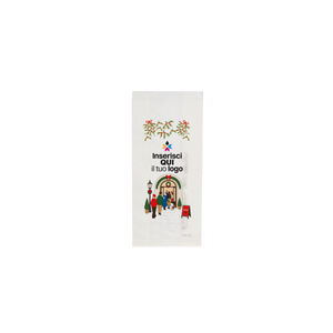 Sacchetti in carta bianco Natale- Printcentral - - -