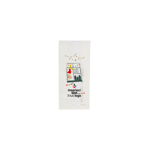 Sacchetti in carta bianco Politenati Natale- Printcentral - - -