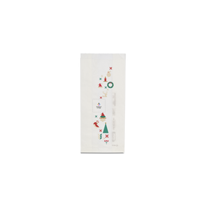 Sacchetti in carta bianco Politenati Natale- Printcentral - - -