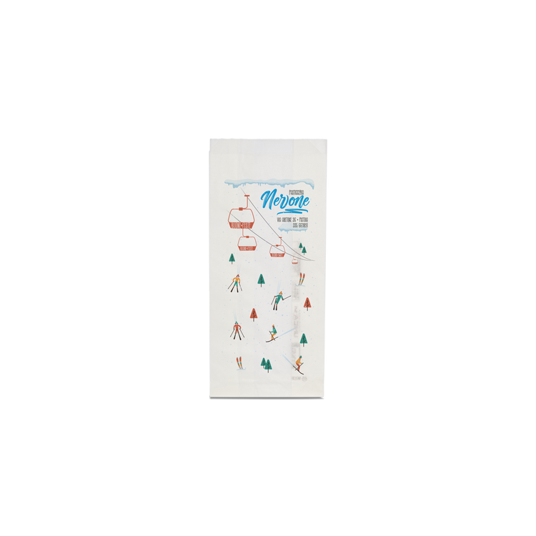 Sacchetti in carta bianco Politenati Natale- Printcentral - - -