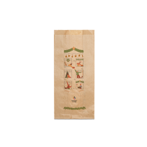 Sacchetti in carta avana Politenati Natale- Printcentral - - -