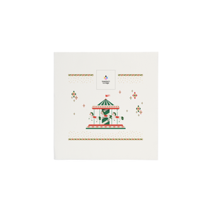 Tovaglioli microincollati bianco Natale- Printcentral - - -
