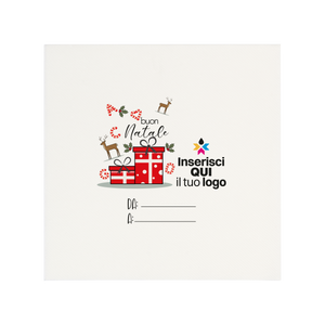 Tovaglioli microincollati bianco Natale- Printcentral - - -