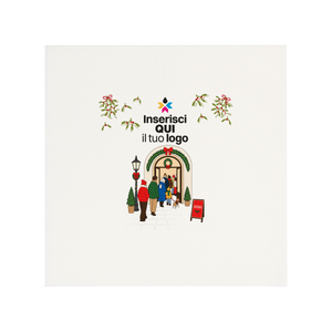 Tovaglioli microincollati bianco Natale- Printcentral - - -