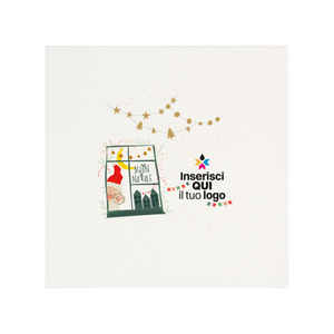 Tovaglioli microincollati bianco Natale- Printcentral - - -