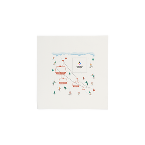 Tovaglioli microincollati bianco Natale- Printcentral - - -
