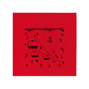 Tovaglioli microincollati rosso Natale- Printcentral - - -
