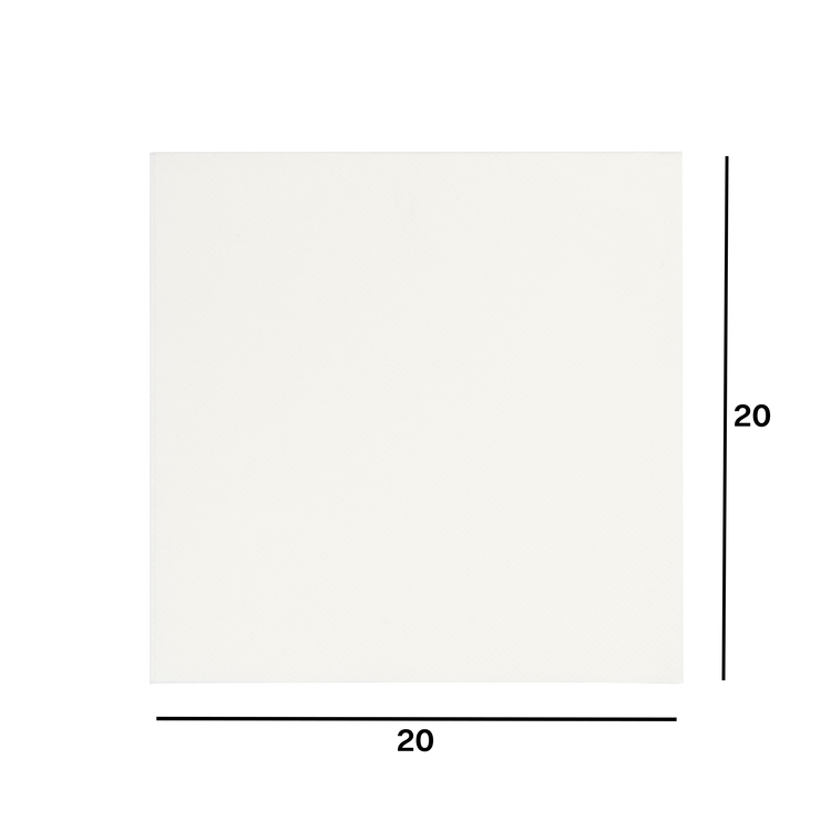 Tovaglioli carta secca bianco Natale- Printcentral - - -