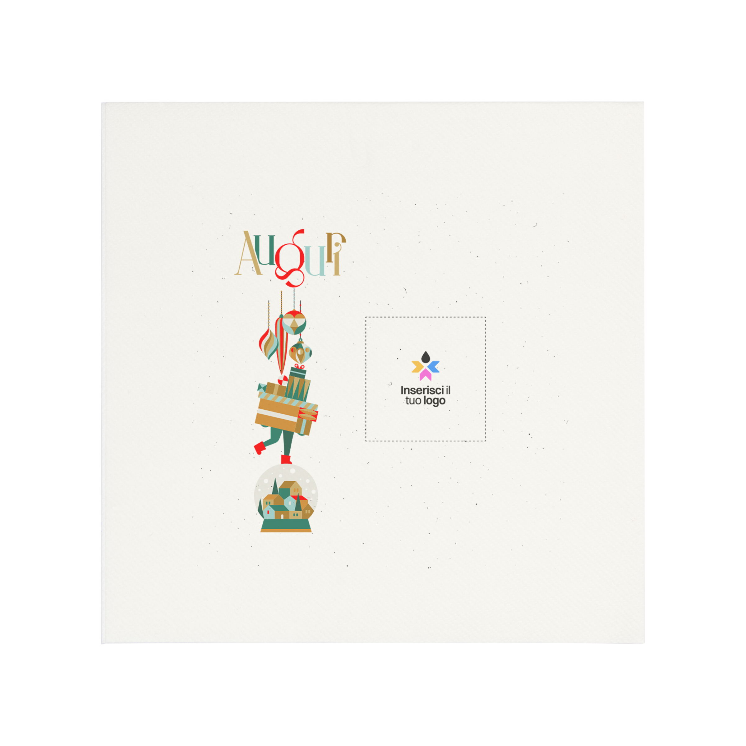 Tovaglioli carta secca bianco Natale- Printcentral - - -