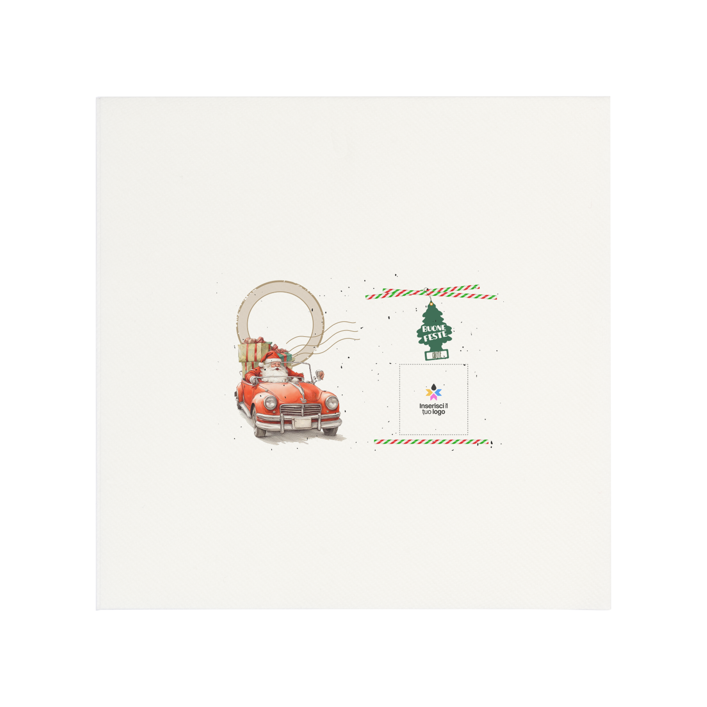 Tovaglioli carta secca bianco Natale- Printcentral - - -