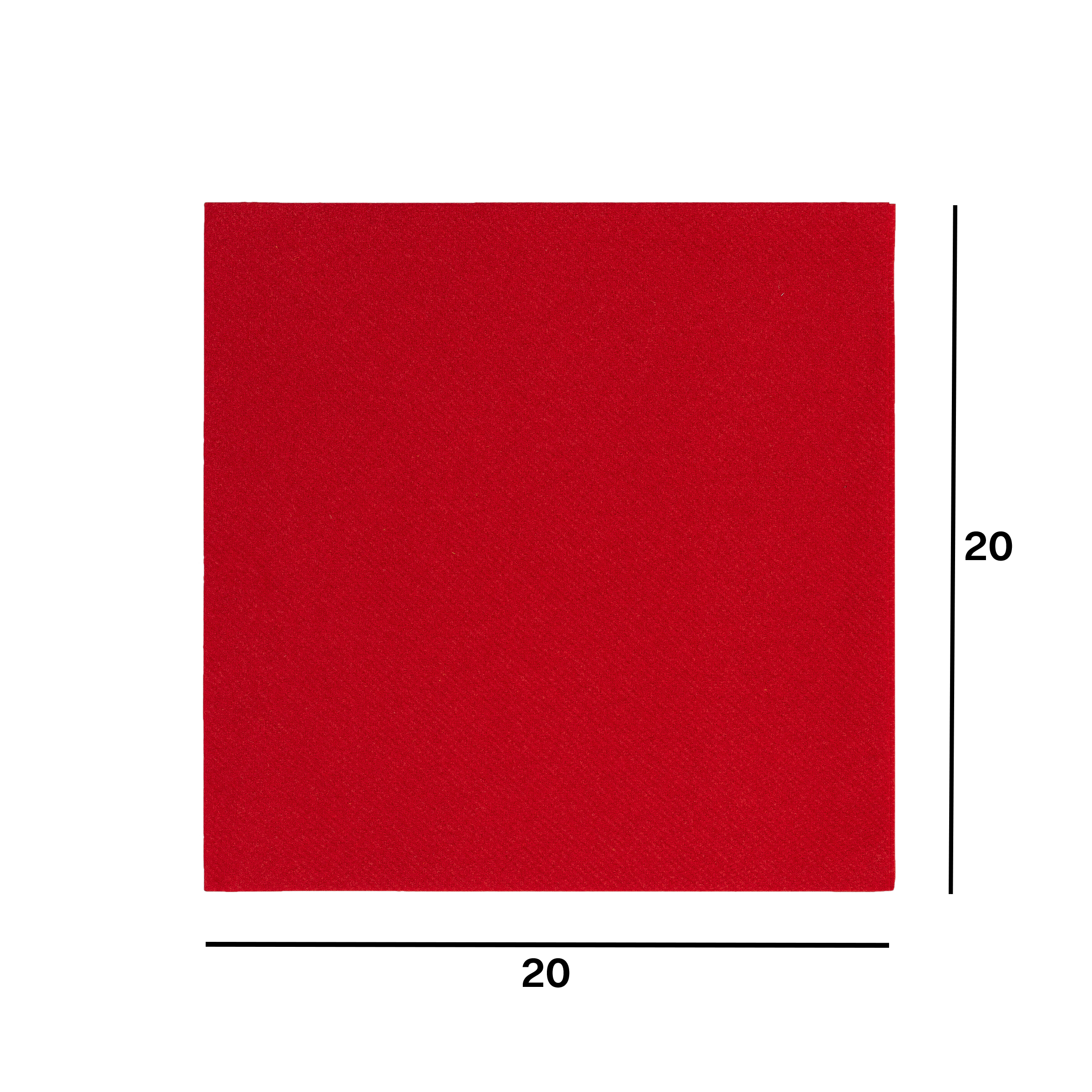 Tovaglioli carta secca rosso Natale- Printcentral - - -