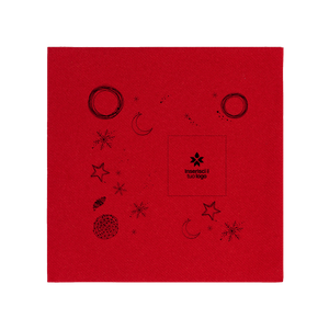 Tovaglioli carta secca rosso Natale- Printcentral - - -