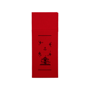 Tovaglioli carta secca service rosso Natale- Printcentral - - -