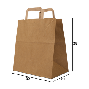 Shopper in carta Basic Take away avana Natale- Printcentral - - -