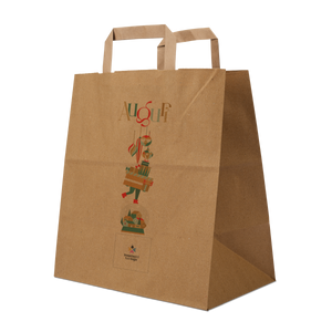 Shopper in carta Basic Take away avana Natale- Printcentral - - -