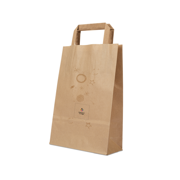 Shopper in carta Basic avana Natale- Printcentral - - -