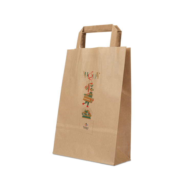 Shopper in carta Basic avana Natale- Printcentral - - -