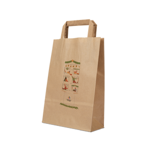 Shopper in carta Basic avana Natale- Printcentral - - -