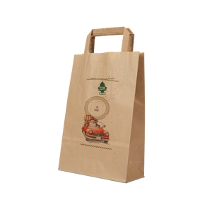 Shopper in carta Basic avana Natale- Printcentral - - -
