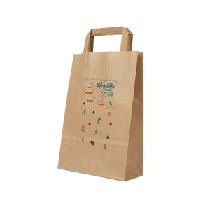 Shopper in carta Basic avana Natale- Printcentral - - -