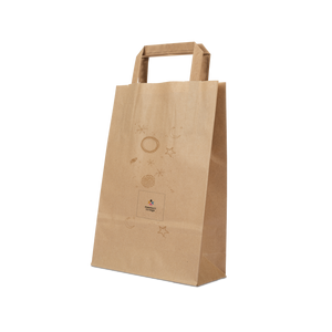 Shopper in carta Basic avana Natale- Printcentral - - -