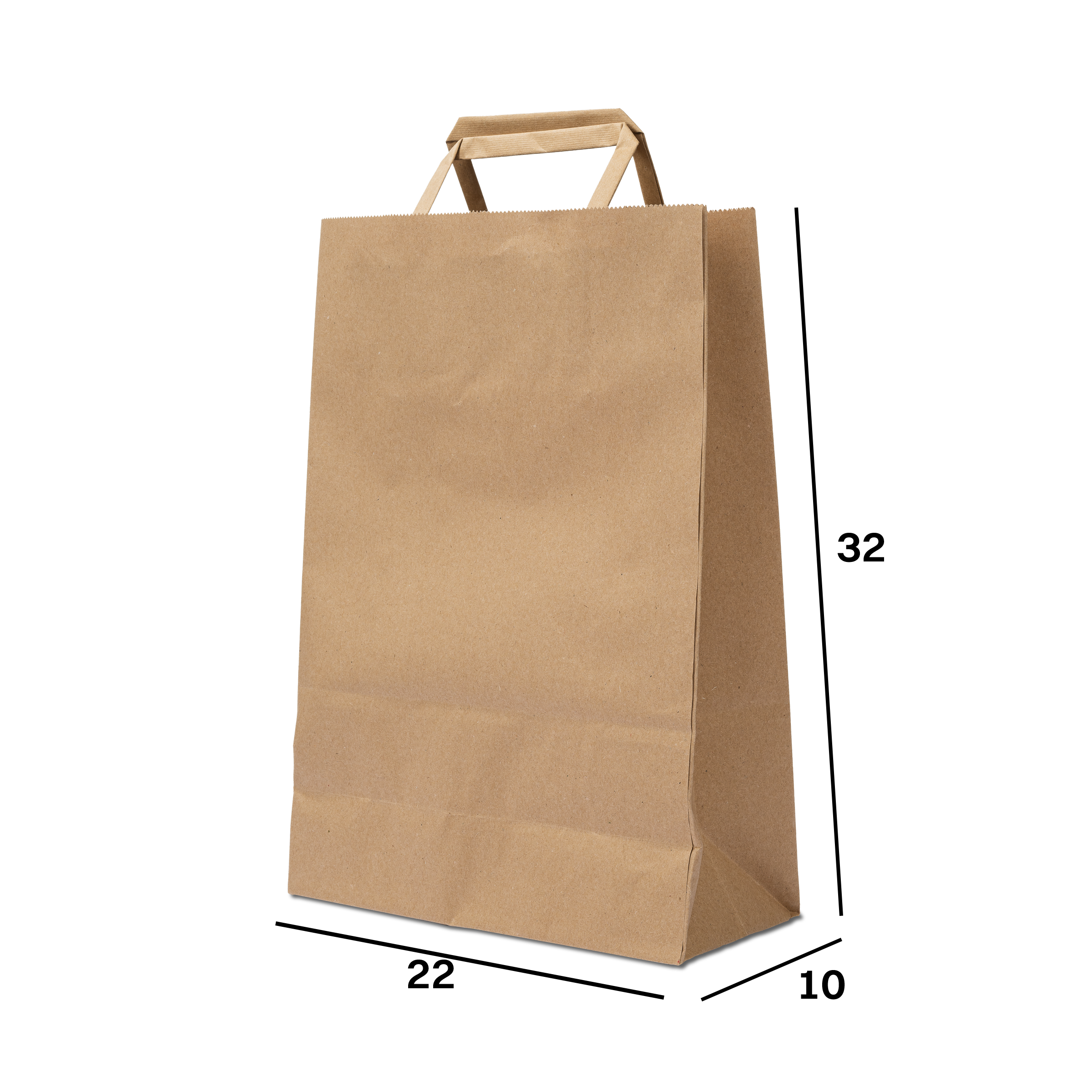 Shopper in carta Basic avana Natale- Printcentral - - -