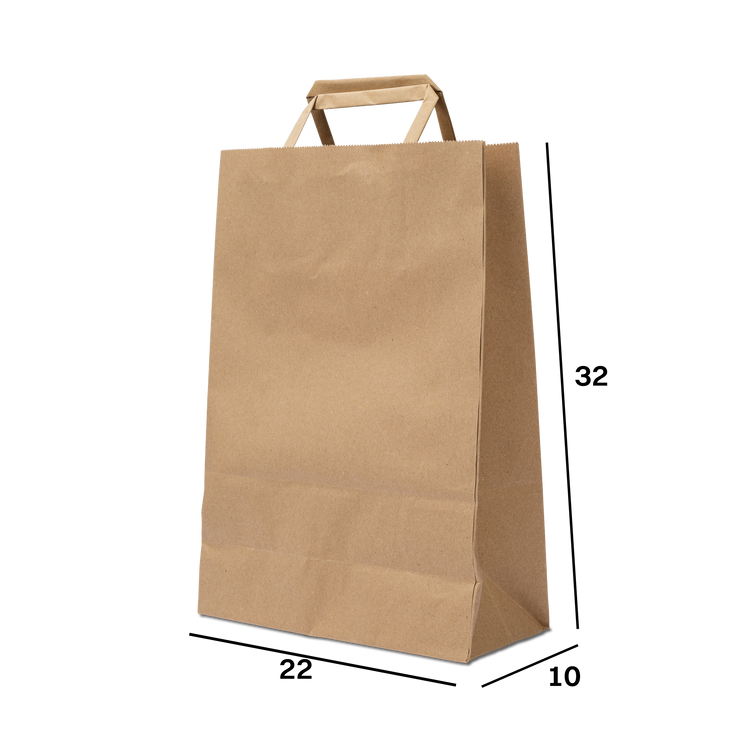 Shopper in carta Basic avana Natale- Printcentral - - -