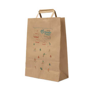 Shopper in carta Basic avana Natale- Printcentral - - -