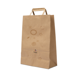 Shopper in carta Basic avana Natale- Printcentral - - -