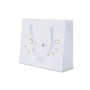Shoppre in carta Lux bianco Natale- Printcentral - - -