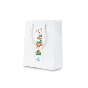 Shoppre in carta Lux sealing bianco Natale- Printcentral - - -
