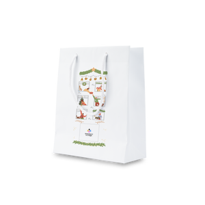 Shoppre in carta Lux sealing bianco Natale- Printcentral - - -