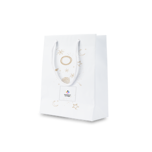 Shoppre in carta Lux sealing bianco Natale- Printcentral - - -