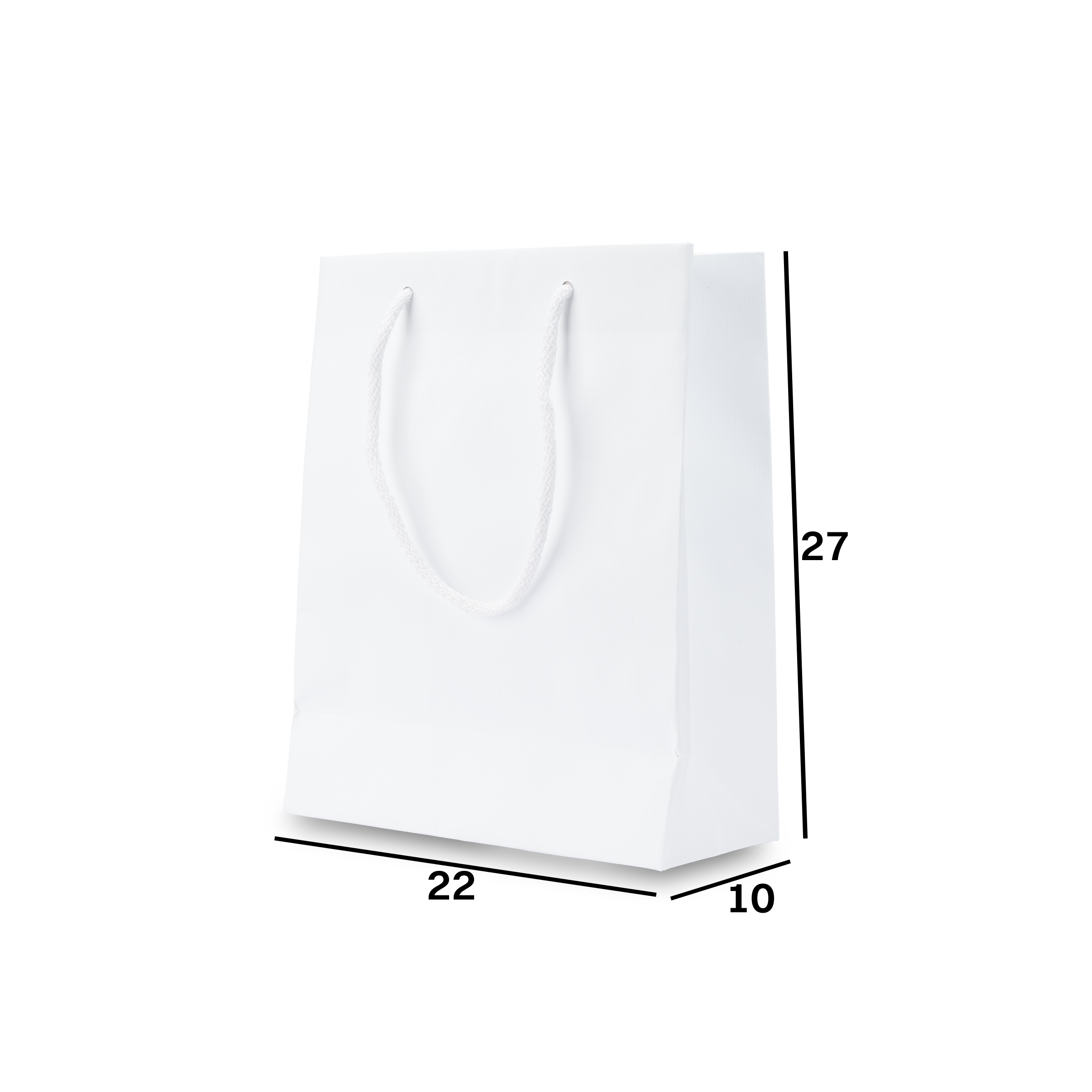Shoppre in carta Lux sealing bianco Natale- Printcentral - - -