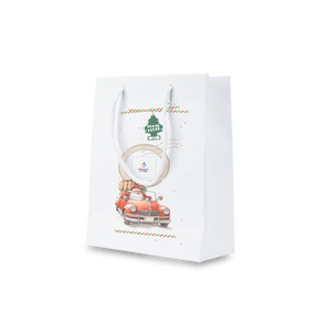 Shoppre in carta Lux sealing bianco Natale- Printcentral - - -
