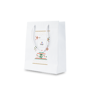 Shoppre in carta Lux sealing bianco Natale- Printcentral - - -
