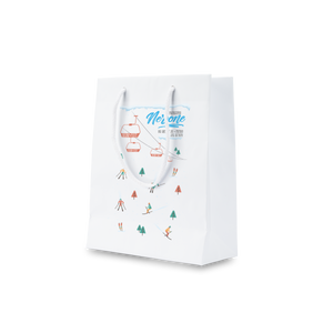 Shoppre in carta Lux sealing bianco Natale- Printcentral - - -