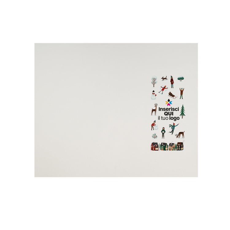 Tovagliette in carta bianco Natale- Printcentral - - -