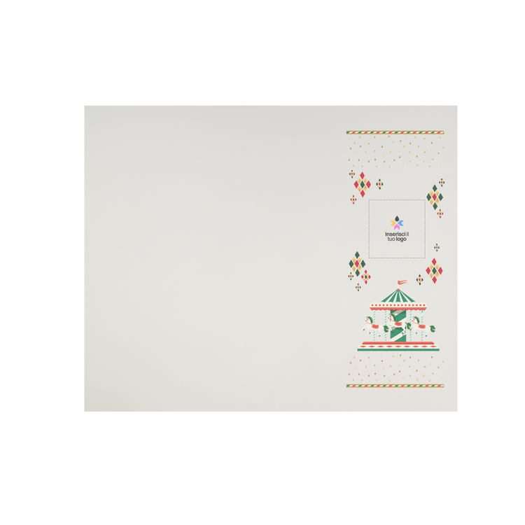 Tovagliette in carta bianco Natale- Printcentral - - -