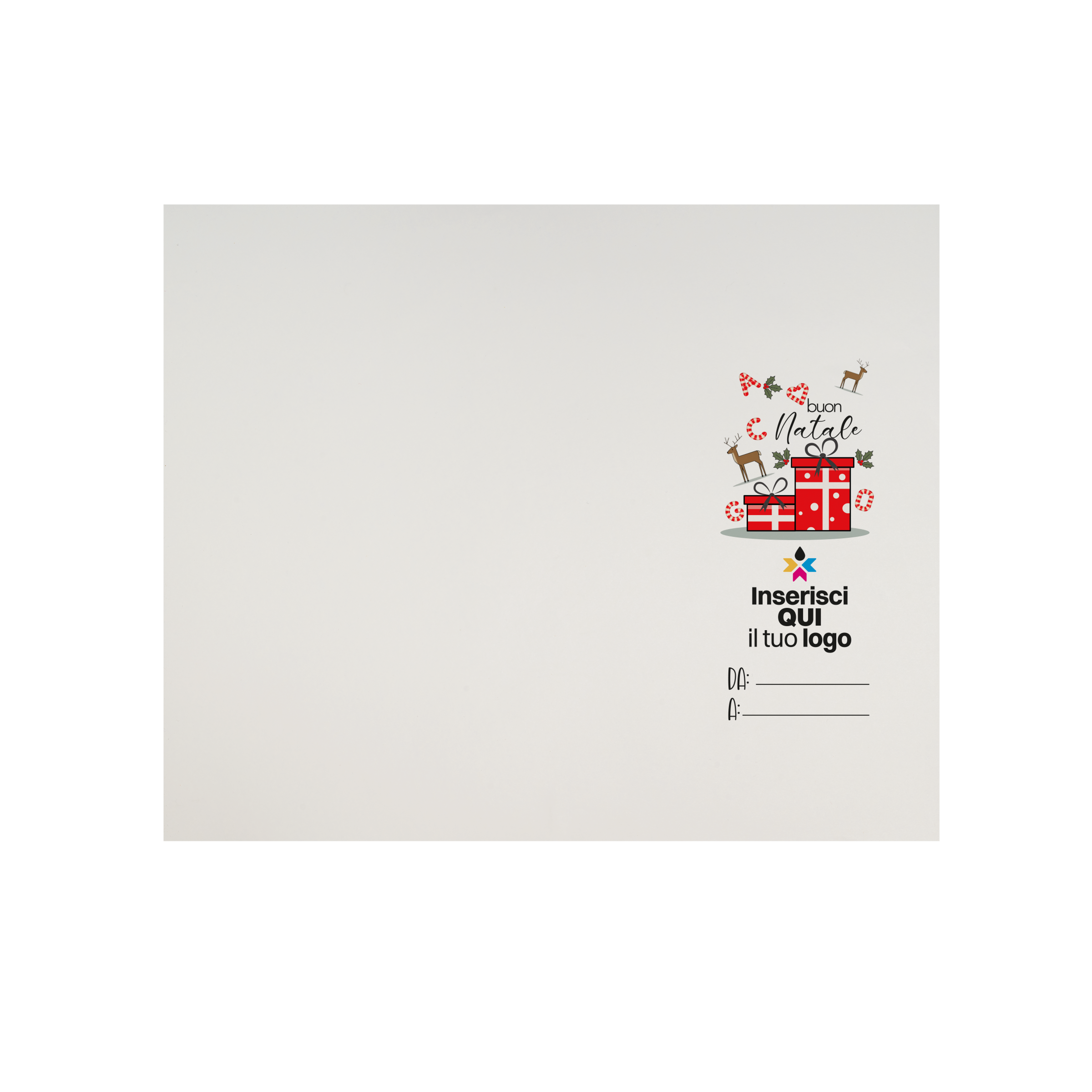 Tovagliette in carta bianco Natale- Printcentral - - -