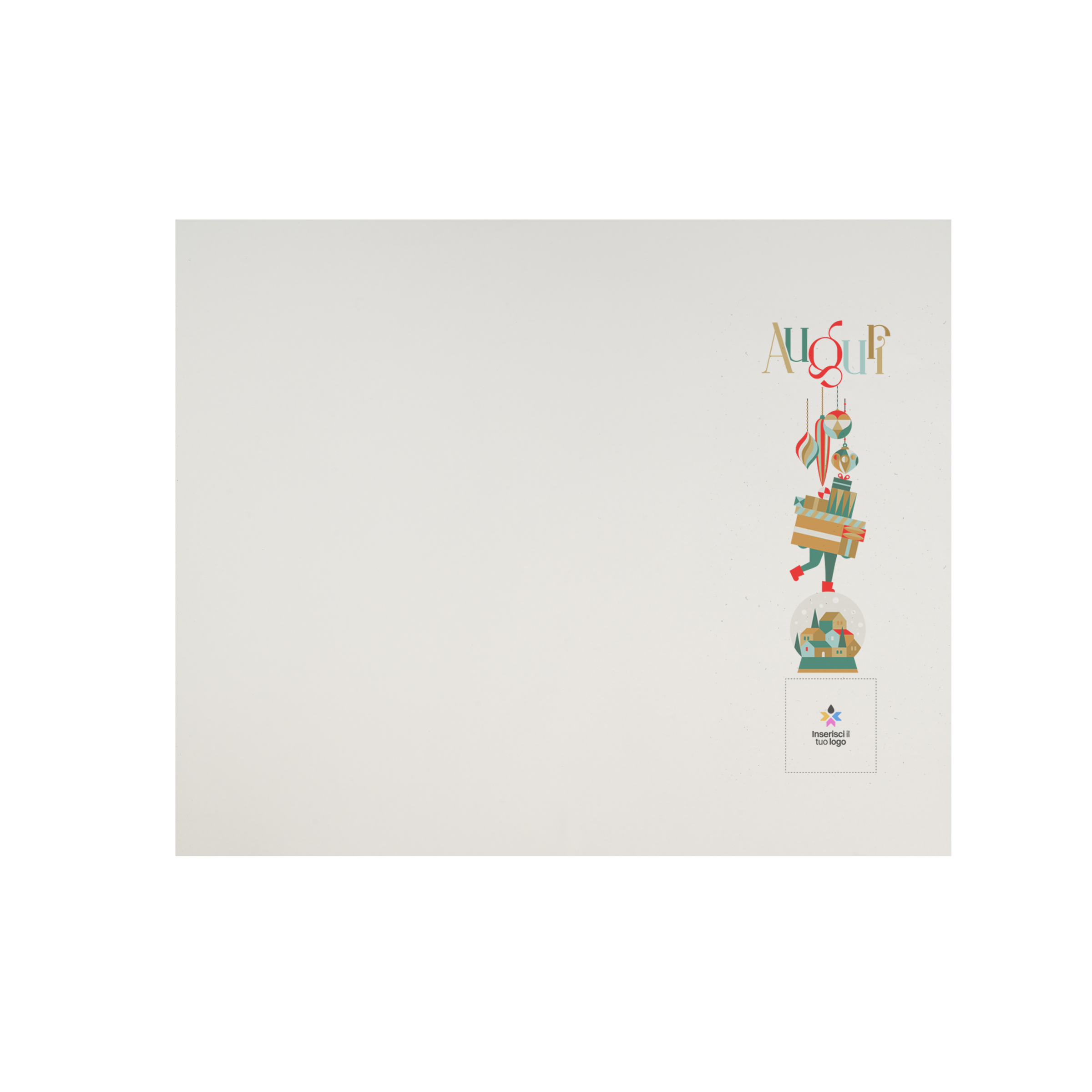 Tovagliette in carta bianco Natale- Printcentral - - -