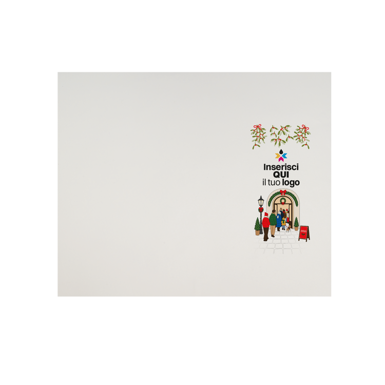 Tovagliette in carta bianco Natale- Printcentral - - -