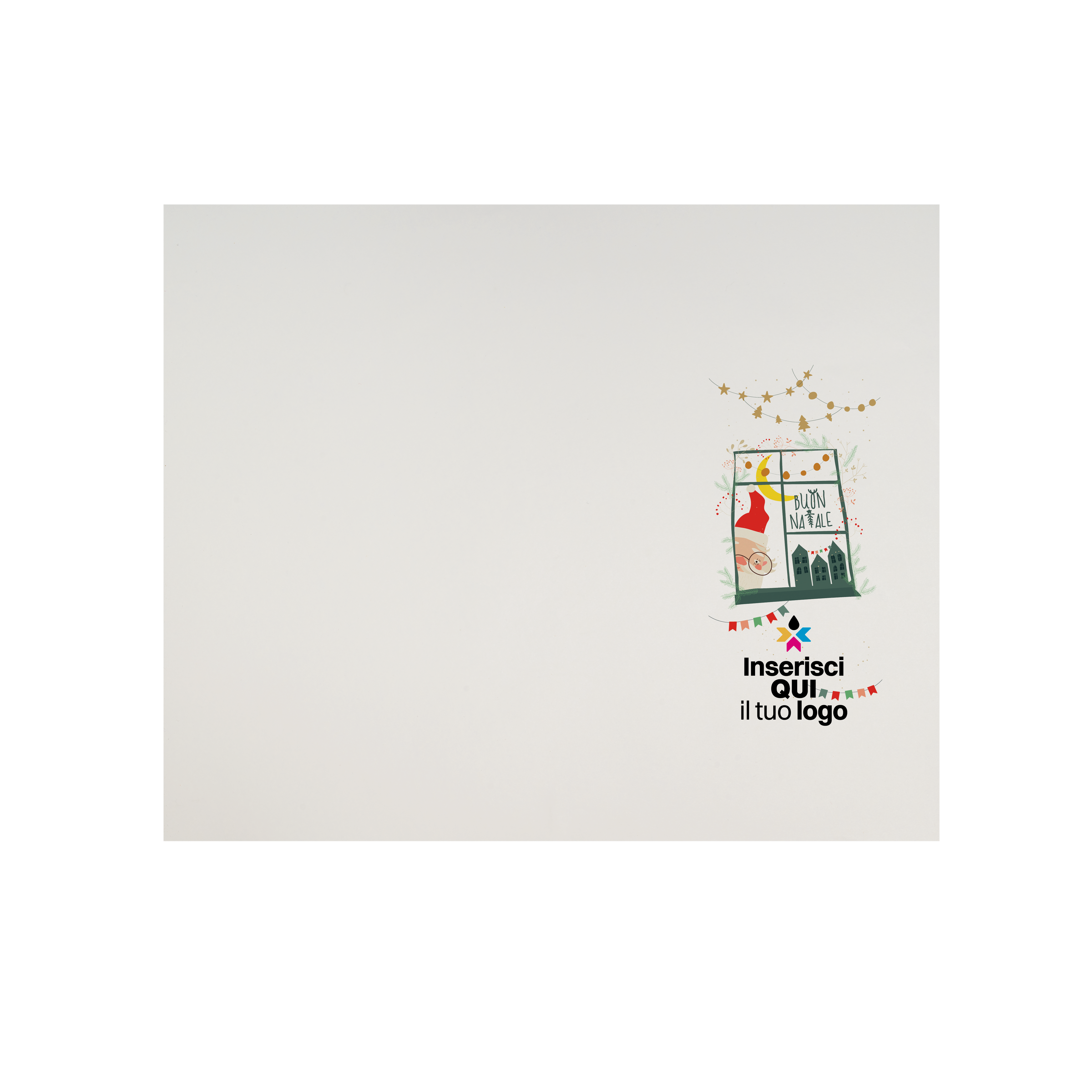 Tovagliette in carta bianco Natale- Printcentral - - -