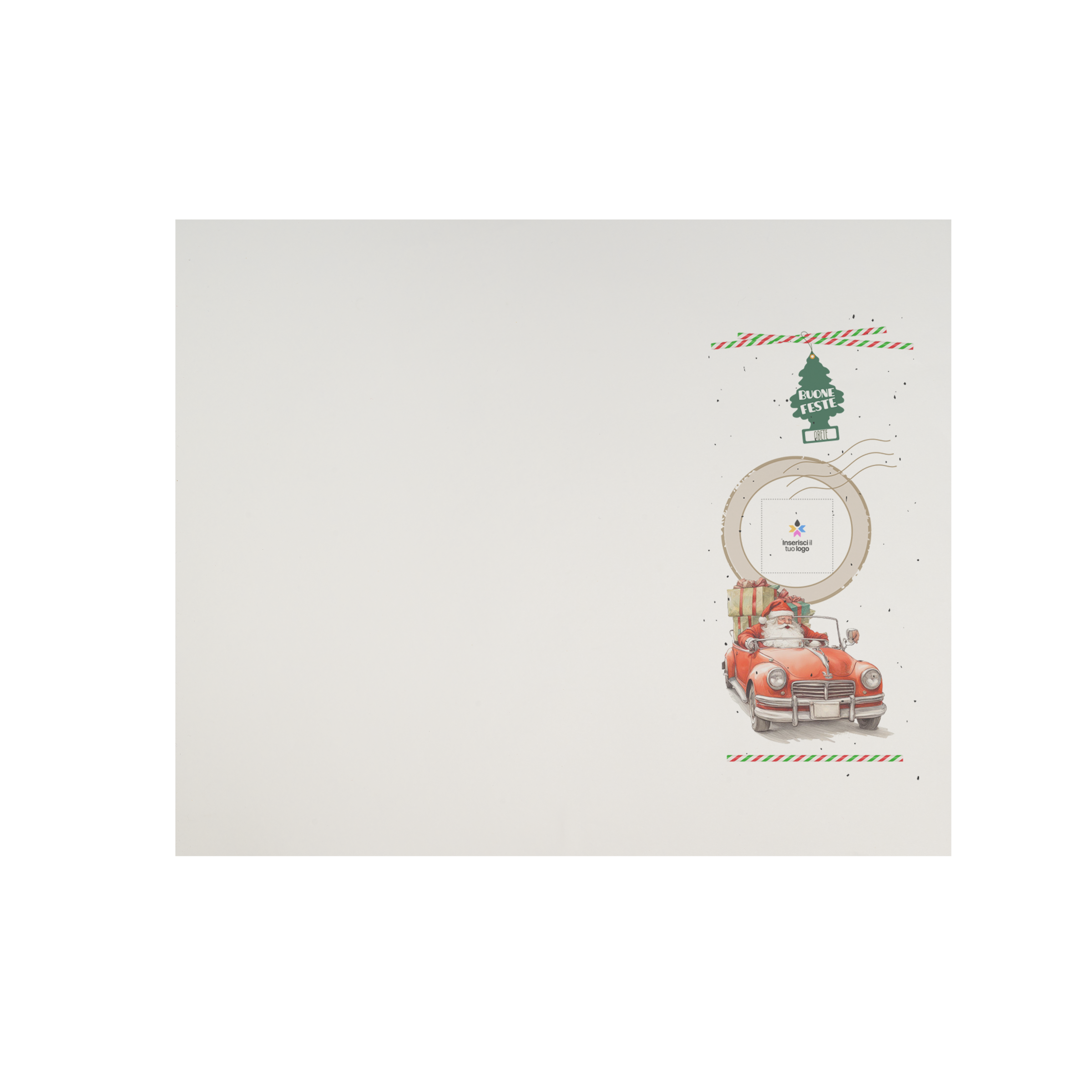 Tovagliette in carta bianco Natale- Printcentral - - -